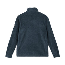 Load image into Gallery viewer, Embroidered Fleece Jacket - Yellow 'M' Collegiate Logo