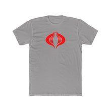 Load image into Gallery viewer, Cobra Emblem Tee — Red Snake Logo Graphic T-Shirt