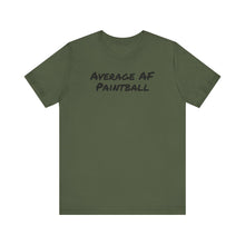 Load image into Gallery viewer, Average AF Paintball Short Sleeve Tee