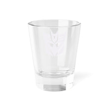 Load image into Gallery viewer, Purple Decepticon Emblem Shot Glass — 1.5 oz Collector Shooter