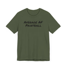 Load image into Gallery viewer, Average AF Paintball Short Sleeve Tee