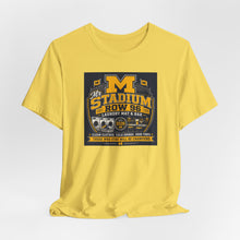 Load image into Gallery viewer, Stadium Row Vintage College Tee — 'M Stadium Row 96' Graphic T-Shirt