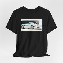 Load image into Gallery viewer, Sports Car Graphic Tee — Vintage White Convertible Illustration Shirt
