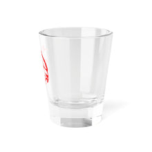 Load image into Gallery viewer, Aggressive Red Shark Shot Glass — 1.5 oz