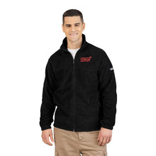 Load image into Gallery viewer, Embroidered Fleece Jacket - Red Script Logo
