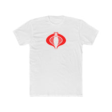 Load image into Gallery viewer, Cobra Emblem Tee — Red Snake Logo Graphic T-Shirt
