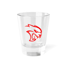 Load image into Gallery viewer, Aggressive Red Shark Shot Glass — 1.5 oz
