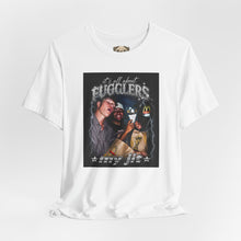 Load image into Gallery viewer, All About Fuggliers Graphic Tee — Retro Laughing Friends Photo T-Shirt

