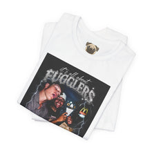 Load image into Gallery viewer, All About Fuggliers Graphic Tee — Retro Laughing Friends Photo T-Shirt
