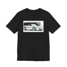 Load image into Gallery viewer, Sports Car Graphic Tee — Vintage White Convertible Illustration Shirt
