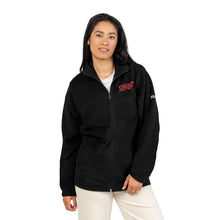 Load image into Gallery viewer, Embroidered Fleece Jacket - Red Script Logo
