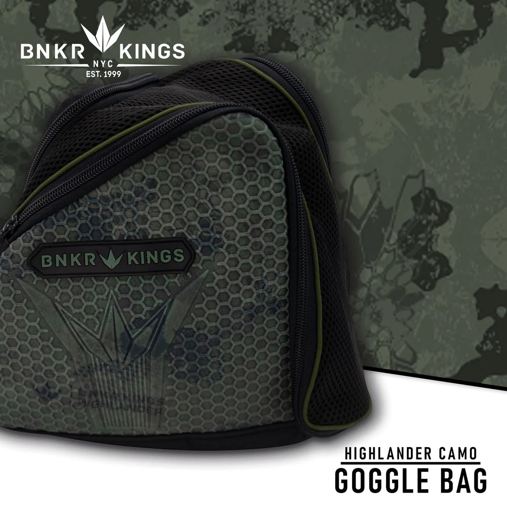 Bunkerkings Supreme Goggle Bag - Highlander Camo