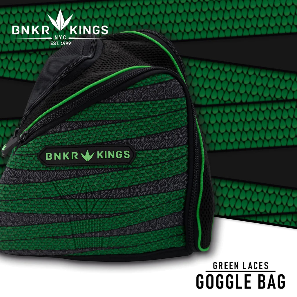 Bunkerkings Supreme Goggle Bag - Lime Laces